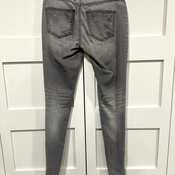 Express Mid Rise Jean Leggings Gray Size 2 - Picture 7 of 10